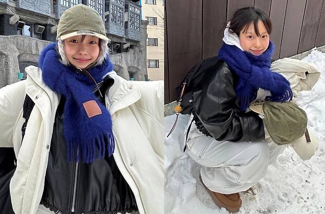 고민시가 스노우룩으로 겨울 감성을 완성했다.사진=고민시 SNS