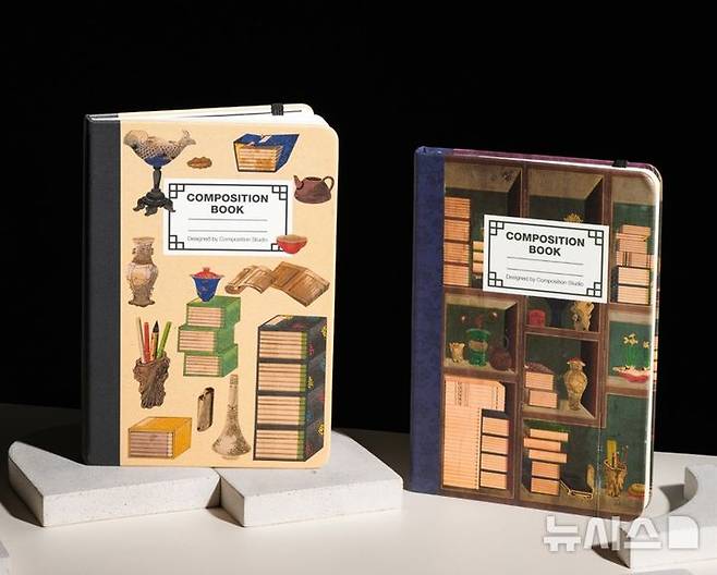 [서울=뉴시스] 책가도·문방도 만년필 노트. (사진=국가유산진흥원 제공) photo@newsis.com *재판매 및 DB 금지