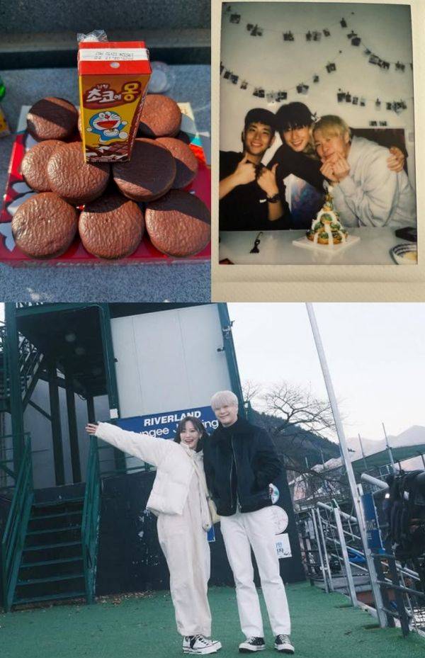 사진=차은우, 문수아 SNS