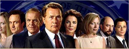 미국 정치 드라마 '웨스트 윙'의 출연진. /조선일보DB