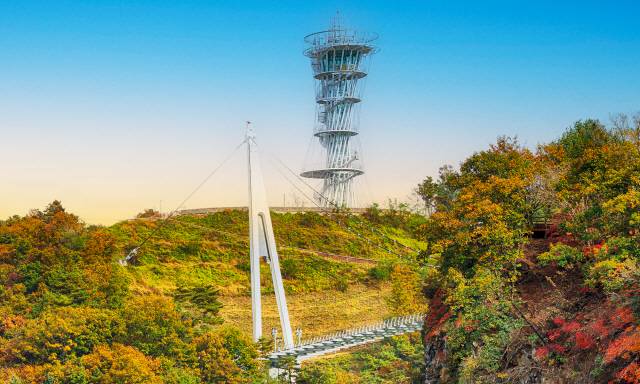 ▲ 철원군 한탄강 횃불전망대. 강원도민일보 자료사진