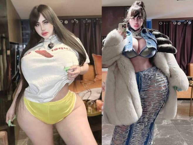 비현실적인 외모로 주목받고 있는 중국 출신의 뮤지션이 더 드라마틱한 몸매를 위해 갈비뼈를 제거하겠다고 선언해 화제다. [사진=밀라 인스타그램]