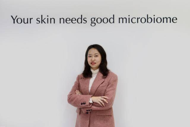 화장품 브랜드 유이크를 운영하는 바이오기업 지놈앤컴퍼니의 서진경 상무. 유이크 제공