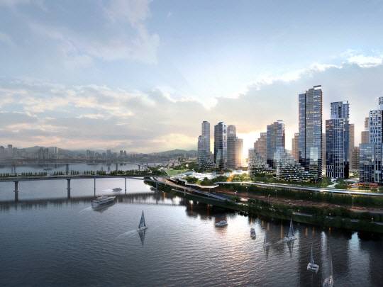 압구정3구역 개발 조감도. 서울시청 제공