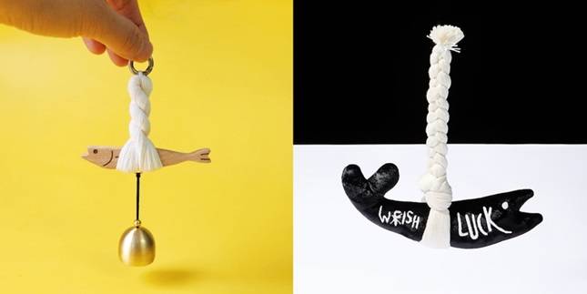 오늘의집에서 판매 중인 ‘빈티지나인'의 액막이 명태(왼쪽)와 ‘로파서울'의 LUCKY FISH 액막이 명태(오른쪽)/사진제공=오늘의집