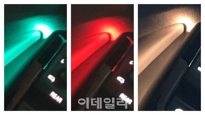 폭스바겐 2025년형 ID.4 운전석 쪽 조명 시스템(사진=정병묵 기자)