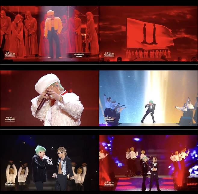 지드래곤. 사진 | 노란 동전 모으기 자선 행사‘ 공연 영상 캡처