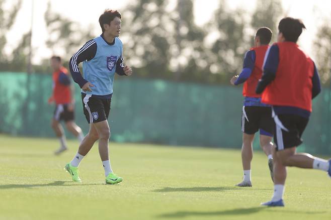 JA슈팅클럽(두바이, UAE)/ 2025 K리그 동계 전지훈련/ K리그1/ 울산HDFC/ 울산 이청용/ 사진 곽동혁