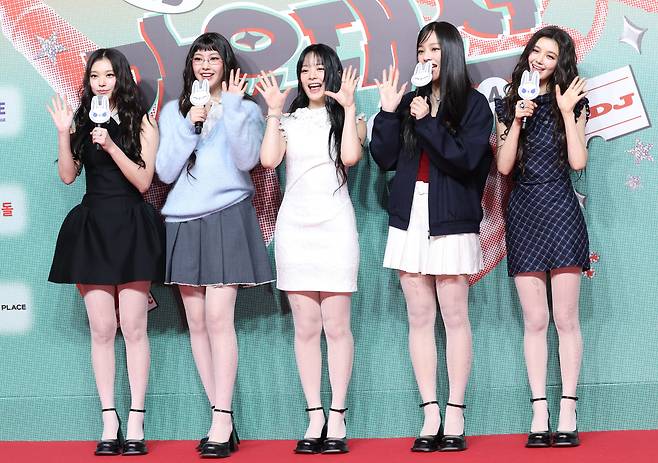 뉴진스 해린(왼쪽부터)과 혜인, 하니, 민지, 다니엘. /뉴스1