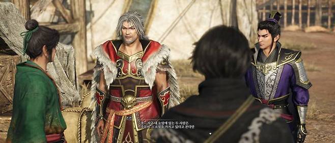 유비, 손견, 조조가 한 자리에