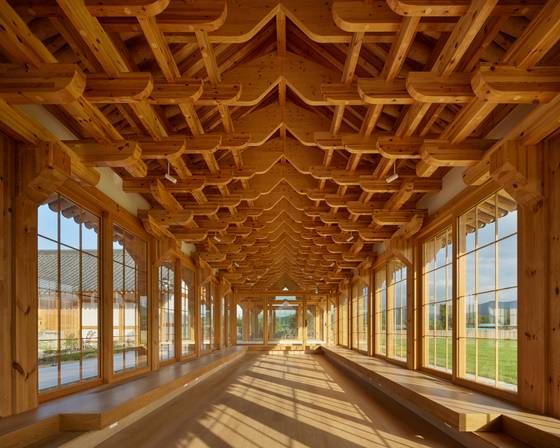 복합문화공간 한옥. 전통 공포(栱包) 구조를 재해석했다. 사진 노경 작가