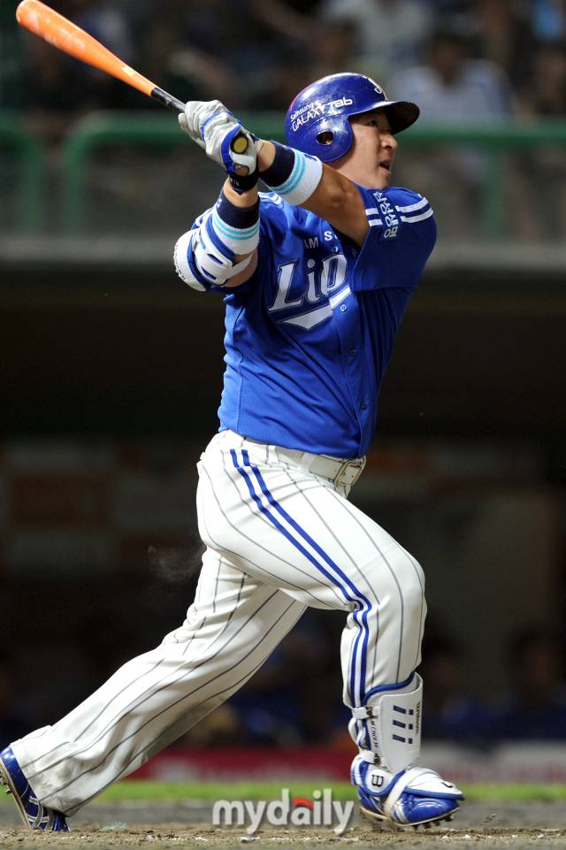 삼성 라이온즈 시절 최형우./마이데일리