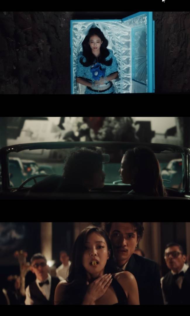 사진=제니 ‘Love Hangover’ 뮤직비디오 캡처
