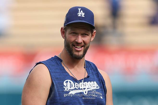 ▲ 아직 미계약 상태지만 다저스와 재계약이 유력하다는 평가를 받는 클레이튼 커쇼.