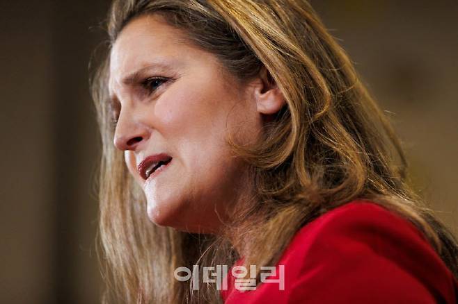 크리스티나 프리랜드 캐나다 총리 후보. (사진=로이터)
