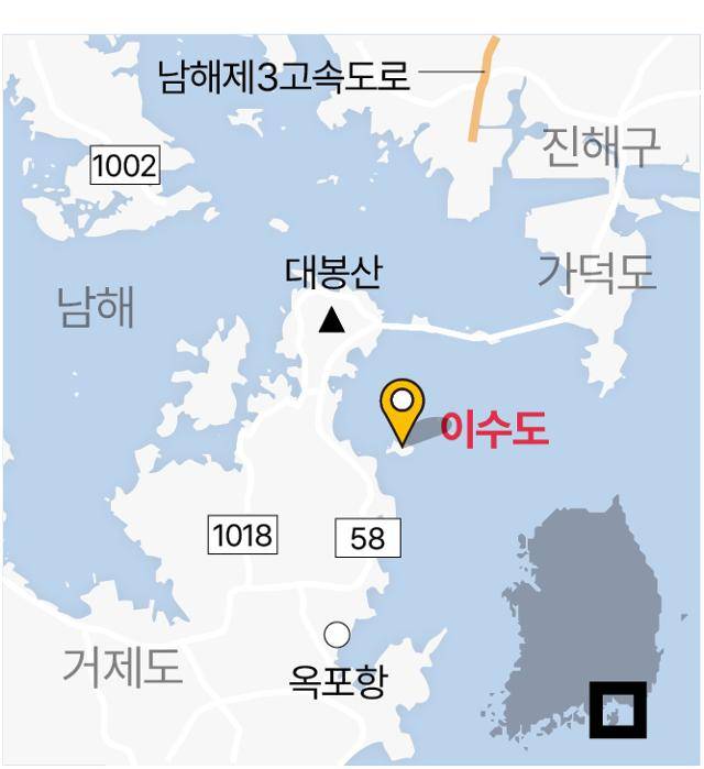 이수도 지도. 그래픽= 송정근 기자