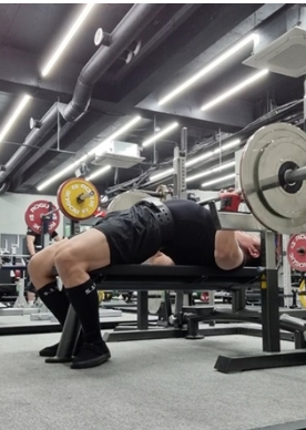 벤치 프레스를 하는 모습. [연합뉴스 자료사진]