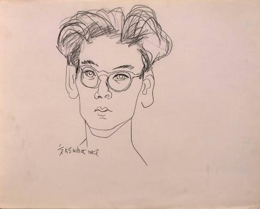 김환기, ‘자화상’, 1955, 환기재단·환기미술관