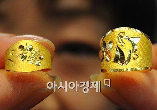 순금 돌반지. 아시아경제DB