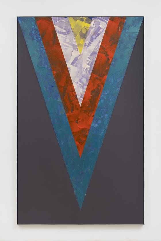 케네스 놀랜드, Profile, 1985, 캔버스에 아크릴릭, 289.6x175.3㎝. 사진 페이스갤러리