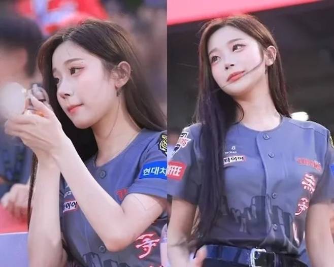 대만 프로야구 리그로 진출한 이주은 치어리더가 거액의 계약금을 받았다는 보도가 나와 현지에서 논란이 되고 있다. 이주은은 '삐끼삐끼 춤'으로 국내외에서 화제를 모은 치어리더다. /사진=인스타그램 캡처