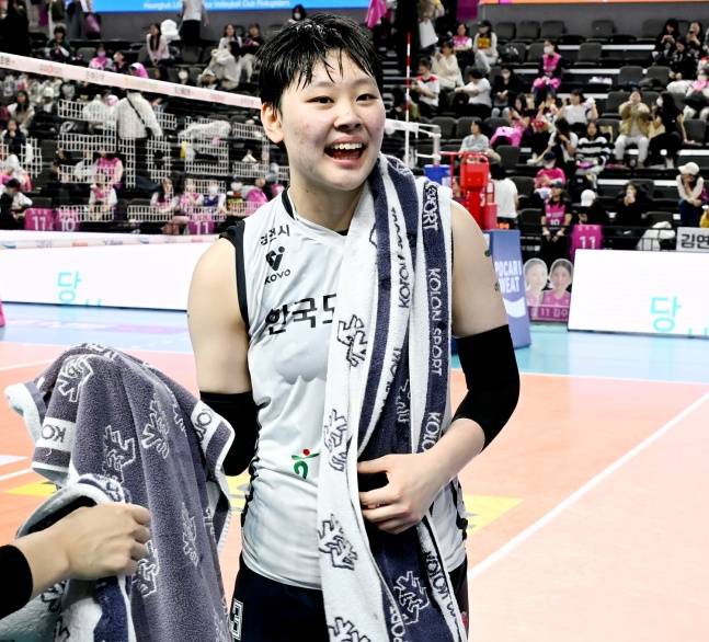 한국도로공사의 김다은. /사진=한국배구연맹 제공