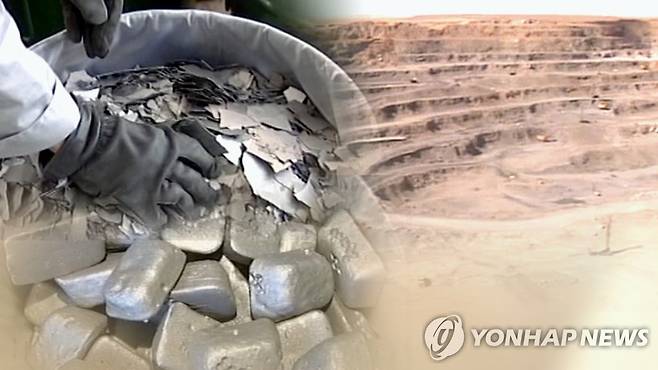 中 희토류 (CG) [연합뉴스TV 제공]