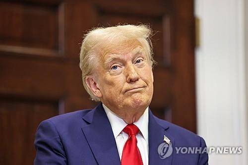 도널드 트럼프 미 대통령 [EPA 연합뉴스 자료사진. 재판매 및 DB 금지]