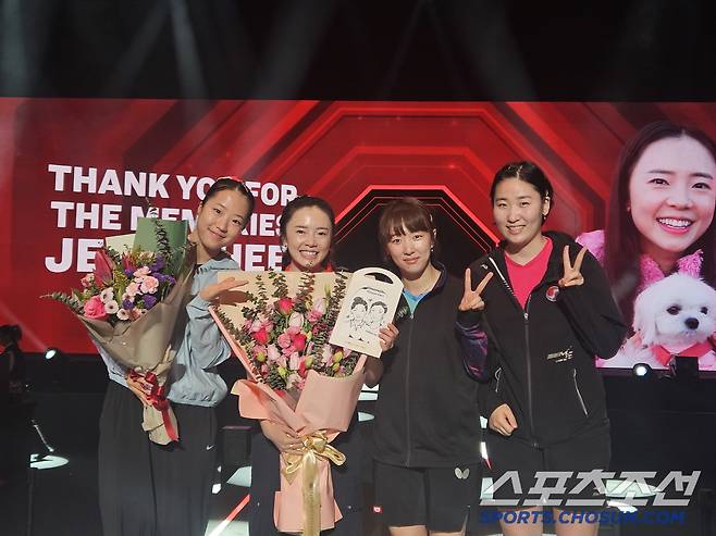 서효원, 전지희, 서효원, 이은혜. 사진출처=WTT