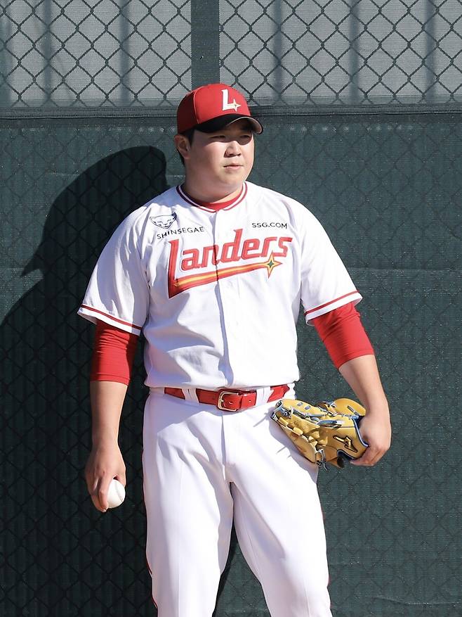 ▲ 2년의 실패에서 철저히 반성하고 2025년 시즌을 준비하고 있는 이로운 ⓒSSG랜더스