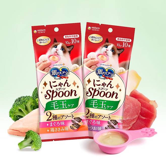 냥스푼 헤어볼 케어.ⓒ엘지유니참