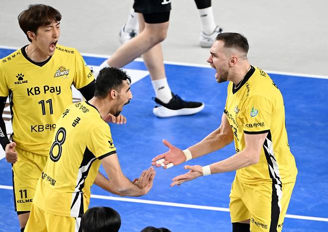 지난 1월 19일 천안유관순체육관에서 열린 현대캐피탈과 KB손해보험의 경기 모습. 사진=KOVO 제공