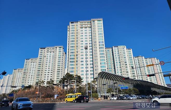 성남시 분당구 백현동 '판교푸르지오그랑블' 모습. 사진=오세성 한경닷컴 기자