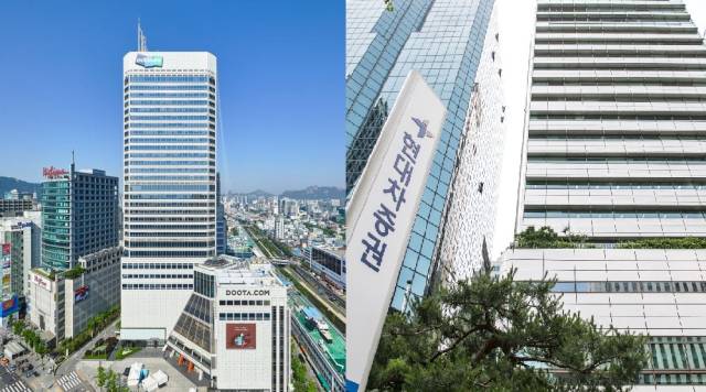 두산타워(왼쪽)와 현대차증권빌딩. 사진=마스턴투자운용·현대차증권 제공