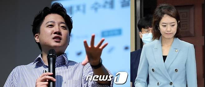 이준석 개혁신당 의원과 고민정 더불어민주당 의원. ⓒ 뉴스1 DB
