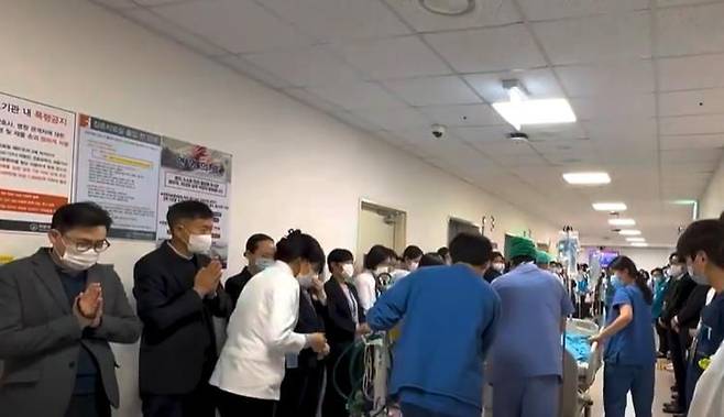 원광대학교병원에서 진행된 울림길 현장 모습 /사진=한국장기조직기증원 제공