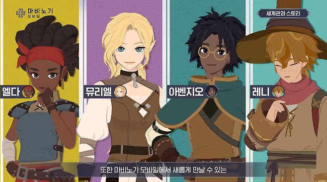 마비노기 모바일 오리지널 캐릭터