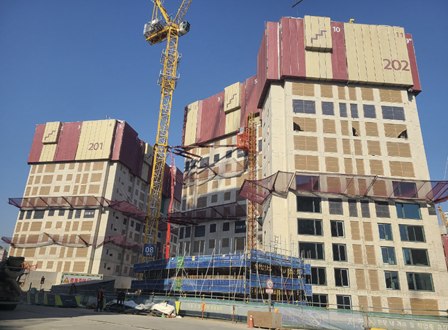 대조1구역 재개발 '힐스테이트 메디알레' 현장 모습 /자료=조합