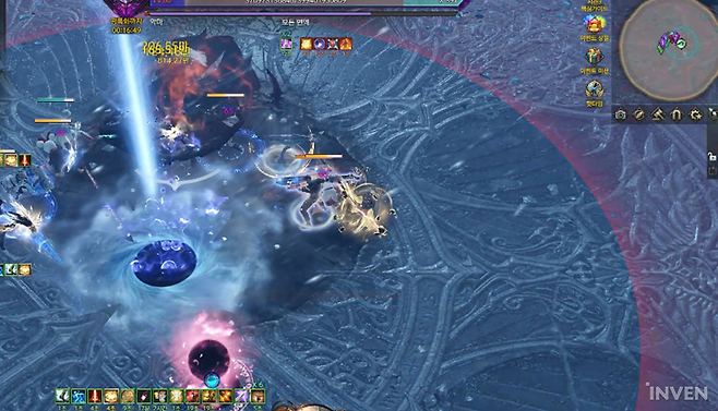 ▲ 스킬마다 판정이 달랐던 블랙홀 패턴이 일괄 조정