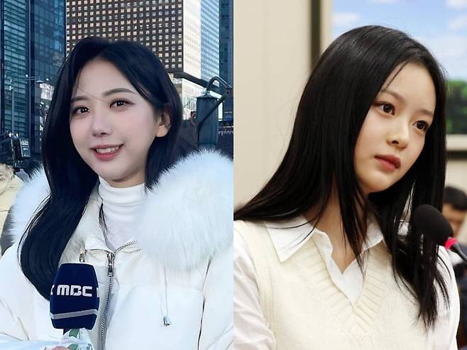 MBC 기상캐스터 故오요안나, 뉴진스 하니 /사진=오요안나 인스타그램, 뉴스1