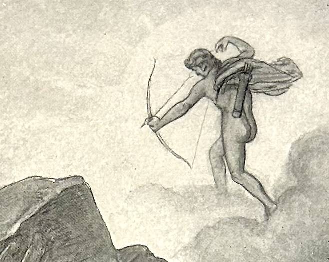 프리드리히 프렐러 주니어, 해변의 크리세스(일부 확대), 1899