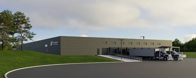 뉴발란스가 올해 완공 예정인 미국 뉴햄프셔주 런던데리 공장 조감도 [뉴발란스 웹사이트]