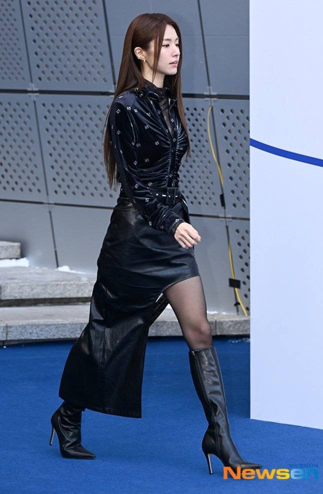 202502081704185510_1_20250208170510196.jpg 중증외상센터 조폭 간호사 하영 어제 서울패션위크 사진