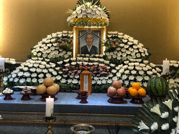 고인 빈소. 장헌권 목사 제공