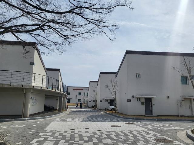 2019년 선정된 충남 서천의 청년 농촌보금자리 단지 전경.