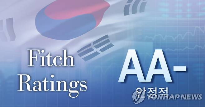 피치 한국 신용등급 AA- (PG) [박은주 제작] 사진합성·일러스트