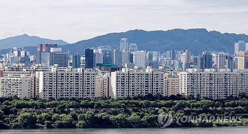 강남 압구정동 일대 아파트 모습 [연합뉴스 자료사진]