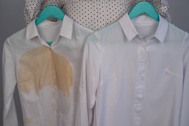 커피 얼룩 제거