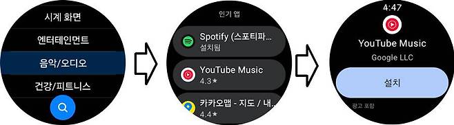 음악/오디오 앱 분류를 선택하면 원하는 음악 앱을 손쉽게 찾을 수 있다 / 출처=IT동아