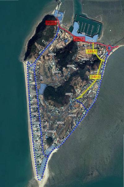 제부도 해안도로 개설사업 위치도./사진제공=경기도